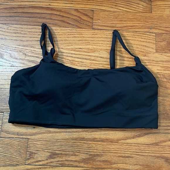 Andie Swim The Maui Bikini Top Black NWT - Picture 3 of 6